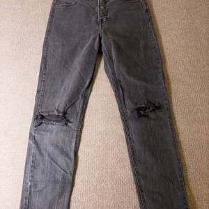 Lucky Brand Bridgette Skinny Jeans Women's Black Distressed Ankle Mid Rise 1603